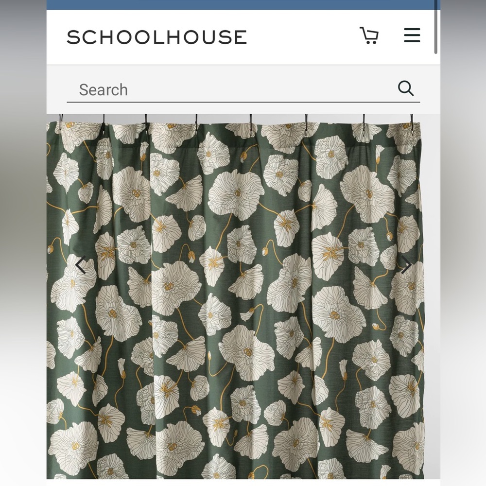 Blooming Field Shower Curtain - NWT